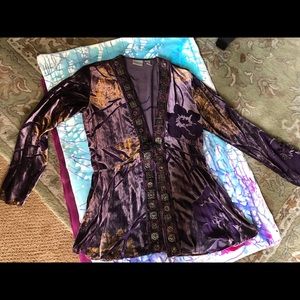 Exotic rayon and silk Jacket by Chicos